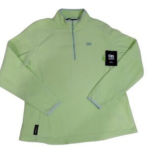 Outdoor Research Polartec Fleece Pullover 100 Quarter 1/4 Zip Women Large OR NEW